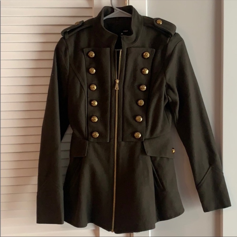 Women’s M Aqua wool coat